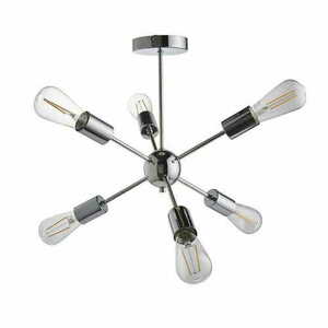 Ceiling Light Endon Rubens Chrome 6-Light E27 41cm 79469 small 5