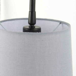 Endon Carlson Gray Black Fabric Wall Lamp 79500 small 3