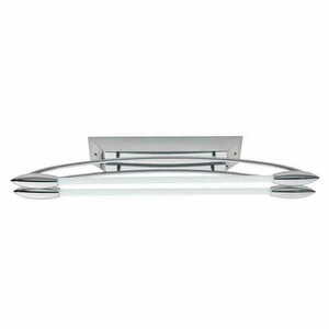 Endon Harper LED Ceiling Light 81693 Chrome White 2-Light T5 8W small 2