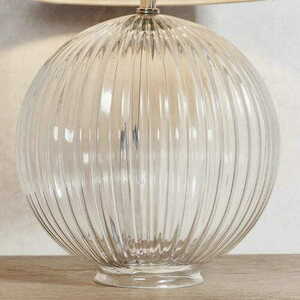 Standing Lamp Endon Jemma 81896 Silver Glass Steel E27 small 2