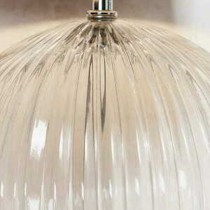 Standing Lamp Endon Jemma 81896 Silver Glass Steel E27 small 4