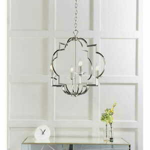 Endon Garland 4 Light Nickel Crystal Pendant Lamp 81915 small 1