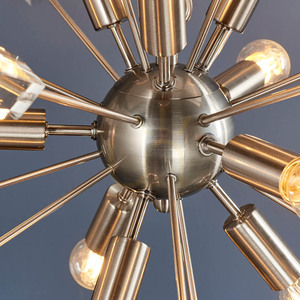 Endon Miro 9-Light Pendant Lamp Nickel Crystal 50cm SKU 81917 small 7