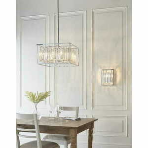 Endon Acadia 6 Light Chrome Crystal Pendant Light 81931 small 2