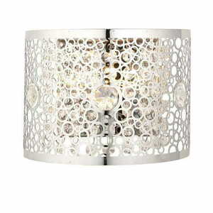Endon Fayola Chrome Crystal Indoor Wall Light 81976 small 7