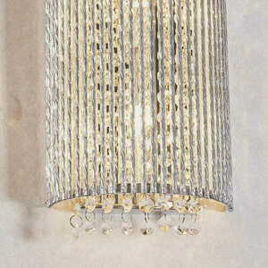 Endon Galina Chrome Crystal Wall Light 81978 small 1