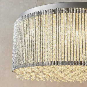 Endon Galina Chrome Crystal 12-Light Pendant Lamp 81981 small 5
