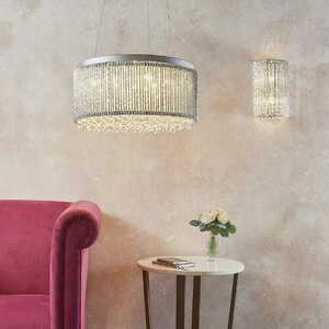 Endon Galina Chrome Crystal 12-Light Pendant Lamp 81981 small 6