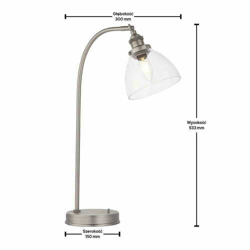 Check Hansen standing lamp 91740 Endon