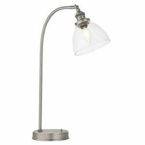 Endon Hansen Standing Lamp Silver Glass Steel 53.3 cm 91740 small 3