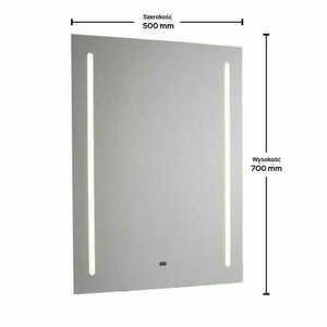 Endon Nero LED Wall Light Silver Glass Steel IP44 4000K 91833 small 1