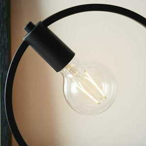 Standing Lamp Endon Shape Circle Black Steel 31.2 cm 92222 small 4