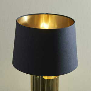 Endon Calan Black Gold Standing Floor Lamp 60cm E27 small 6