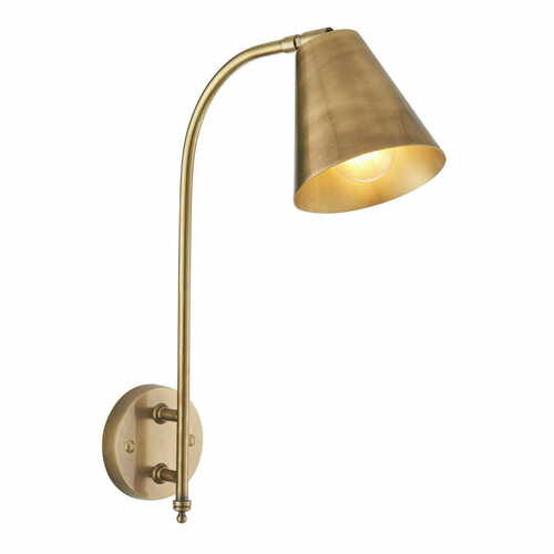 Check Endon Radha Brass Wall Lamp 93144