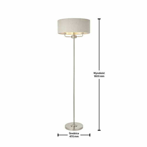 Check Highclere floor lamp 94359 Endon
