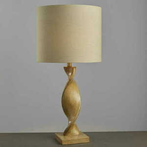 Endon Abia Beige Resin Fabric Floor Lamp 68cm E27 small 1