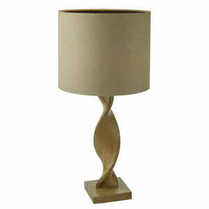 Endon Abia Beige Resin Fabric Floor Lamp 68cm E27 small 0