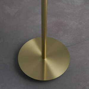 Endon Fraser Brass Beige Fabric Floor Lamp 95466 small 7