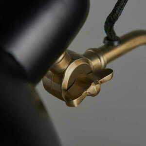 Endon Largo Brass Black Standing Lamp 95478 small 6