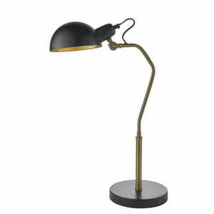 Endon Largo Brass Black Standing Lamp 95478 small 0