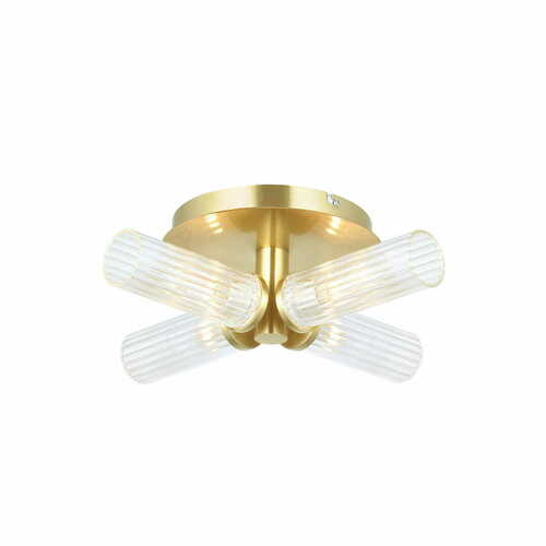 Check Endon Talo Brass 4-Light Ceiling Light 35cm G9 Steering?