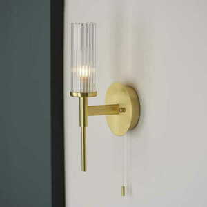Endon Talo Brass IP44 G9 Wall Light 96163 small 4