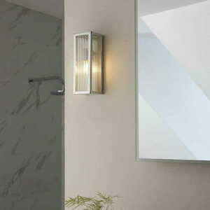 Endon Newham Chrome Glass Wall Light IP44 G9 96221 small 1