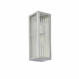 Endon Newham Chrome Glass Wall Light IP44 G9 96221 small 5