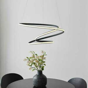 Endon Dune Black LED Pendant Light 62 cm Dimmable 2610 lm 97632 small 1