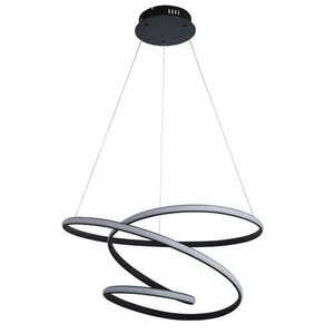 Endon Dune Black LED Pendant Light 62 cm Dimmable 2610 lm 97632 small 7