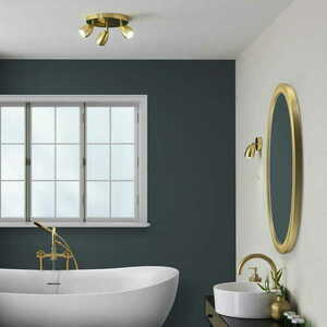Endon Porto Brass 3-Light GU10 Ceiling Light 99769 small 2