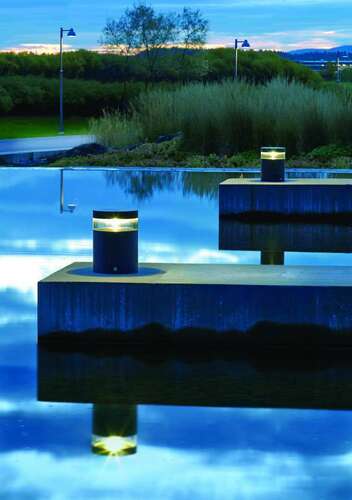 Check STAVANGER 28 cm light post 5065GR Graphite RAL7016 Norlys