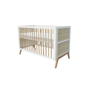 Marelia Multi-Evolutive Bed Rattan 70 x 140 - Neige small 3