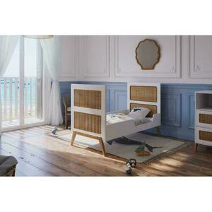 Marelia Multi-Evolutive Bed Rattan 70 x 140 - Neige small 7