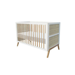 Marelia Multi-Evolutive Bed Rattan 70 x 140 - Neige small 0