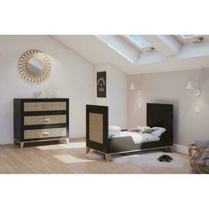 Nami Evolutive Bed Rattan 60 x 120 - Onyx small 13