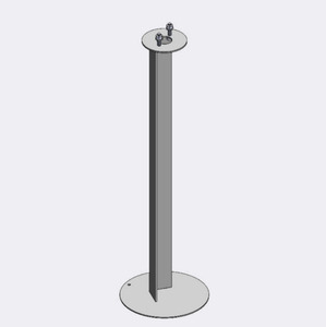 Ground mounting anchor for Borg Bollard 202 Norlys luminaires 1 Ground mounting anchor for Borg Bollard 202 Norlys luminaires small 1