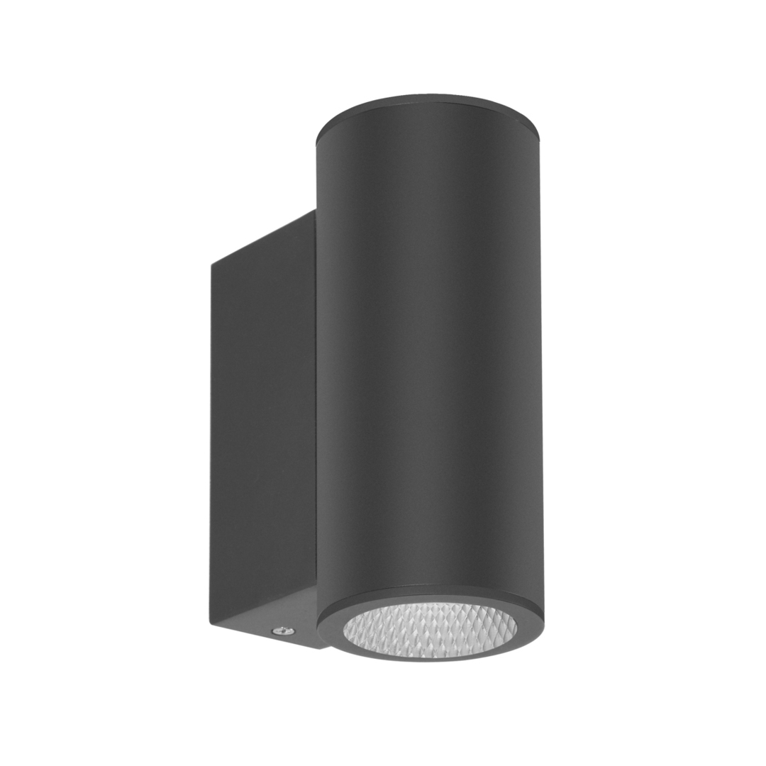 Italux Lenta Black LED Outdoor Wall Lamp 4000K IP54 OWL-2026B-1-4K