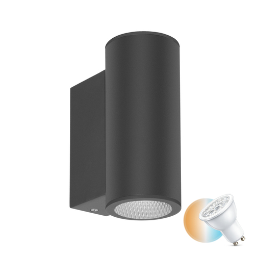 Check Outdoor Wall Lamp Italux Black Aluminum GU10 IP54 OWL-2026A-1-GU10