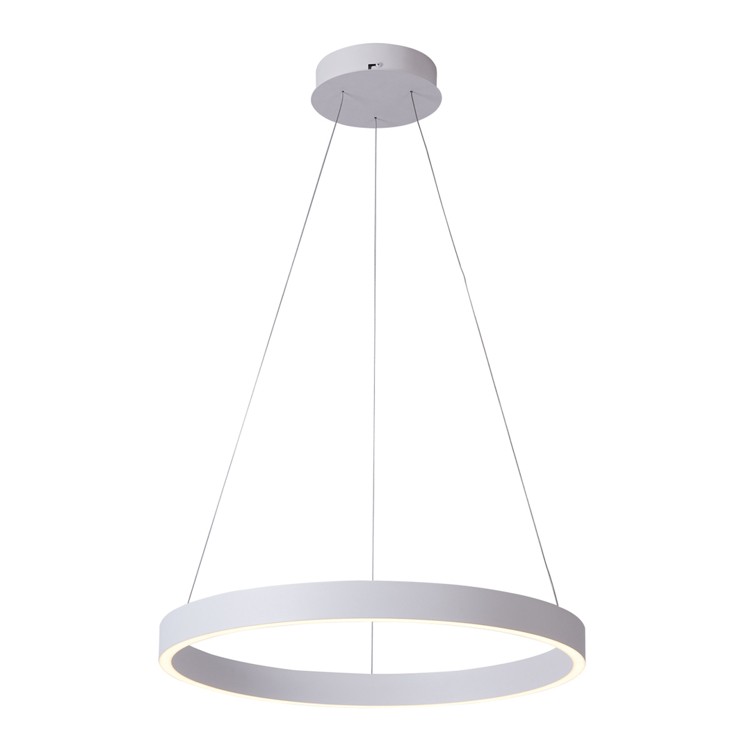 Italux White LED Pendant Lamp 80 cm 3000K/4000K Dimmable PND-56215-080RPC-WH-3KS4K-TRDIMM