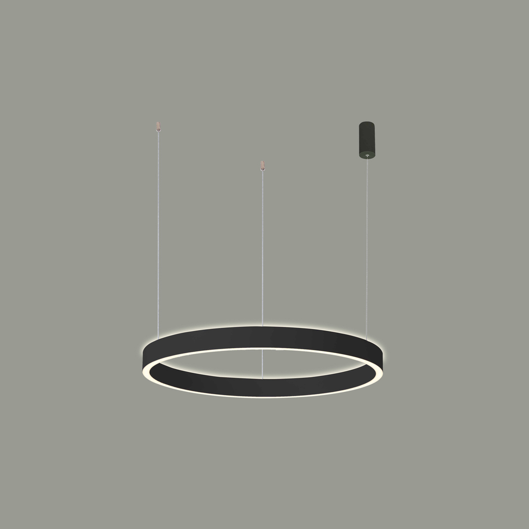 Italux LED Pendant Light Black 60 cm Dimmable 3000K/4000K PND-56215D-060RPP-BK-3KS4K-TRDIMM