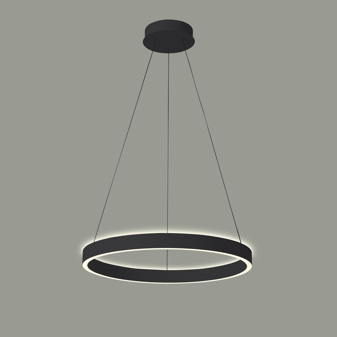 Pendelleuchte Italux Brasco LED Schwarz 80 cm 3000K/4000K PND-56215D-080RPC-BK-3KS4K-TRDIMM