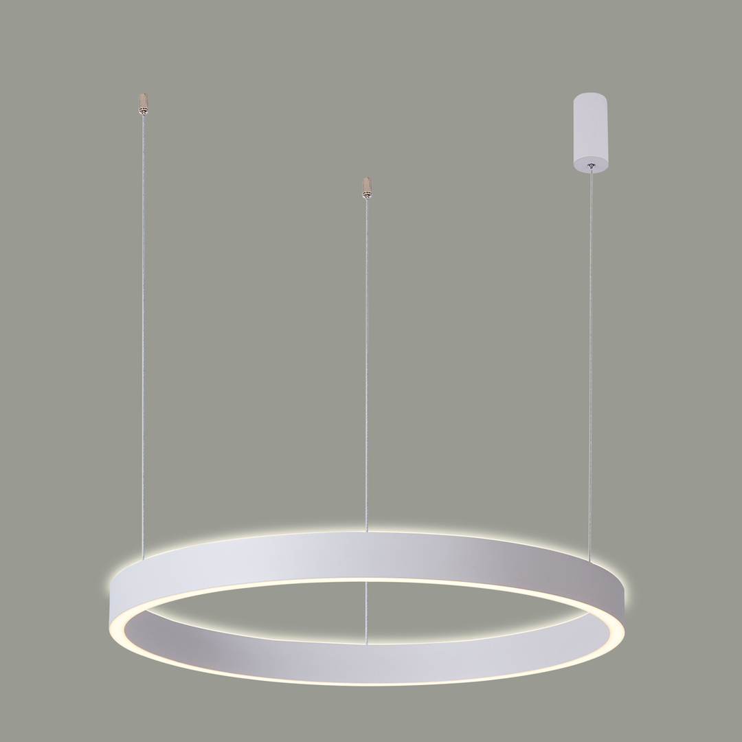 Italux White LED Pendant Light 98 cm 100W Dimmable 3000K/4000K PND-56215D-100RPP-WH-3KS4K-TRDIMM