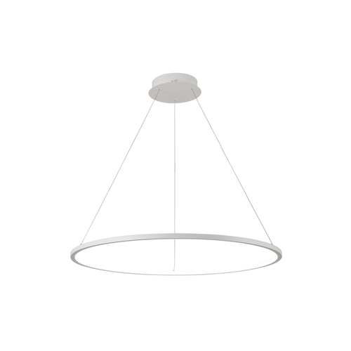 Check Italux Vinola LED Pendant Light 60 cm White Dimmable PND-56135B-060RPC-WH-3KS4K-TRDIMM