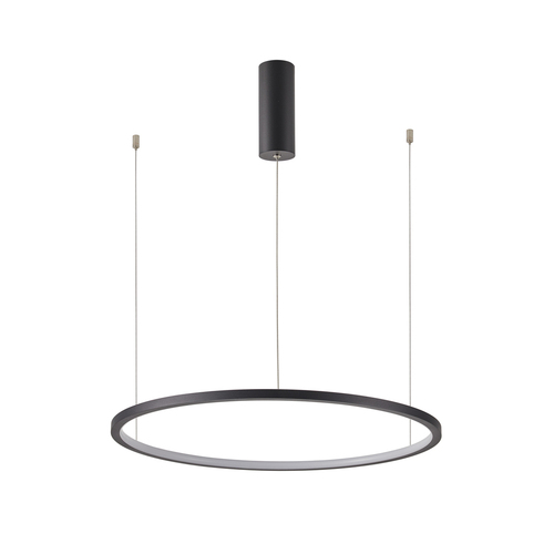 Check Pendant Light Italux Vinola LED Black 60 cm 3000K/4000K Dimmable PND-56135B-060RPP-BK-3KS4K-TRDIMM