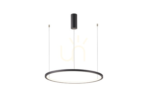 Check Pendant Light Italux Vinola LED Black 60 cm 3000K/4000K Dimmable PND-56135B-060RPP-BK-3KS4K-TRDIMM