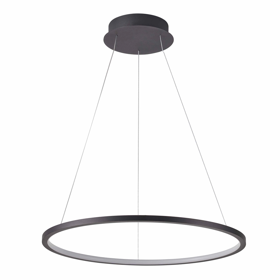Italux Vinola LED Pendant Light Black 100 cm 58W Dimmable PND-56135B-100RPC-BK-3KS4K-TRDIMM