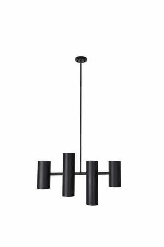 Check Pendant Light Max Light Laxer P0501 Black 4-Light Metal