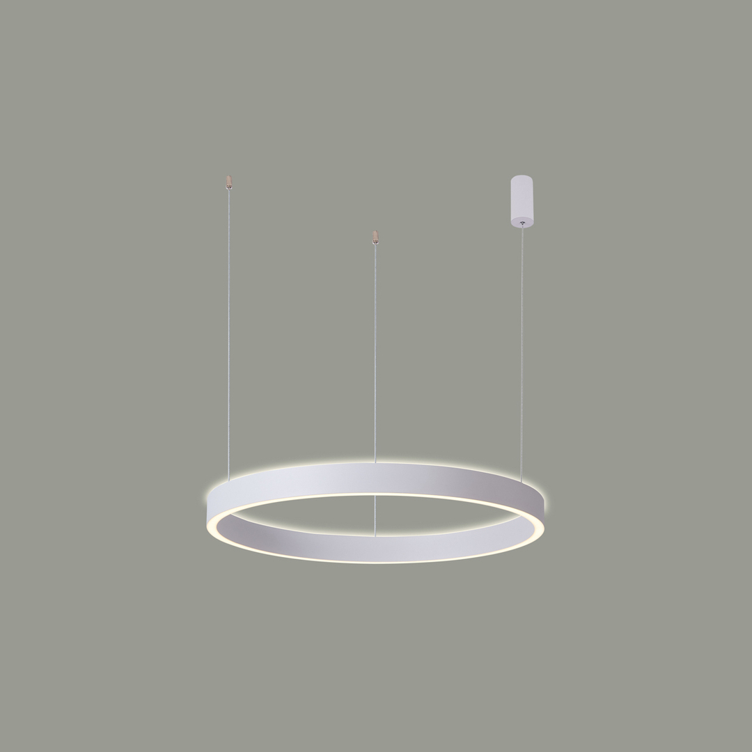 Italux LED Pendant Light White Aluminum 60 cm Dimmable 3000K/4000K PND-56215D-060RPP-WH-3KS4K-TRDIMM