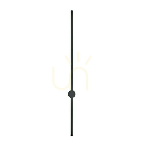 Check Vinto LED wall light 90 cm sandblasted black 3000K Italux WL-73526-90-BL